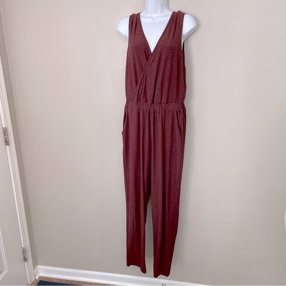 Old Navy Burgundy Jumpsuit